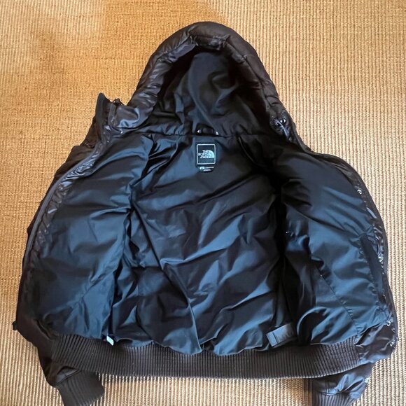 The North Face Brown Puffer Jacket Size SM/P - Picture 4 of 8